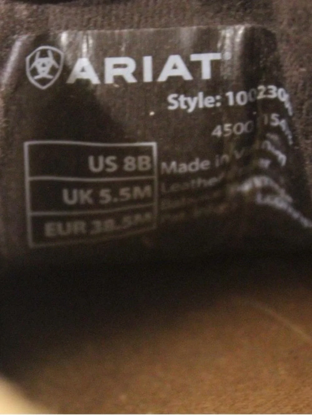 NWT Ariat Cruiser Slip-On Leather Shoes Brown Bomber Size 8